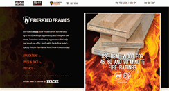 Desktop Screenshot of fireratedwooddoorframe.com